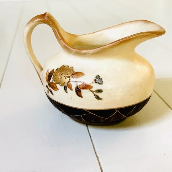 ***SOLD*** 1890’s Hampshire Pottery- Royal Worcester Style Pitcher - Picture 6 of 11